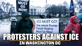 LIVE: Protest against ICE in Washington DC after U.S. immigration agent killed a 37year old woman