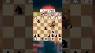 Chess with king Abbey and this is the Italian game #italiaingame #chessstrategy