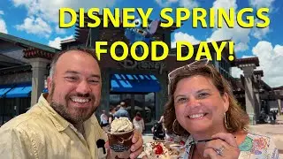 Disney Springs Food Tour! Earl of Sandwich, Ghiradelli, Gideon's and Summer House on the Lake