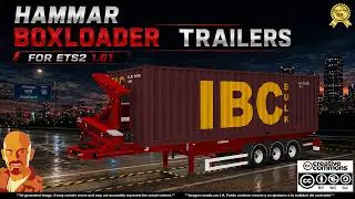 HAMMAR BOXLOADER TRAILERS v1.0 ETS2 1.54-1.56.x (ETS2 MOD)