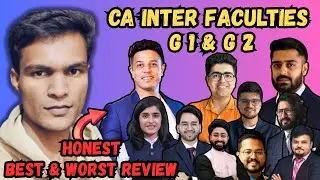 CA Inter Faculty Review | Brutally Honest Experience (No Hype, Just Truth)