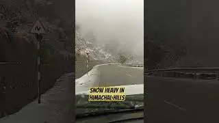 🌨️🌨️ Snow Himachal hills #vlogs
