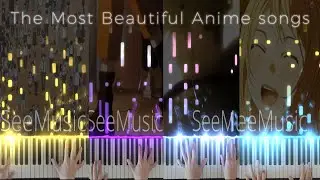 The Most Beautiful Anime Song's On Piano (Special for Woman's Day March 8)