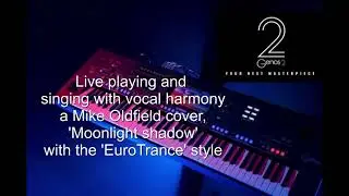 'Moonlight shadow'  a Mike Oldfield cover with vocal harmony on the Yamaha Genos 2