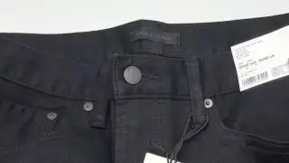 Uniqlo Men Stretch Selvedge Slim-Fit Jeans Black 🤘🏼