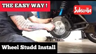 HOW TO: INSTALL FOXBODY MUSTANG WHEEL STUDS | Ford Mustangs