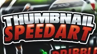 NBA 2K17 THUMBNAIL SPEEDART! | Photoshop NBA 2K17 Thumbnail Creation