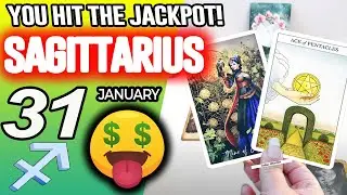 Sagittarius ♐️🤑 YOU HIT THE JACKPOT!💲💰 horoscope for today JANUARY 31 2026 ♐️ #sagittarius tarot