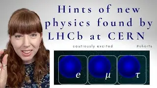 Hints of new physics at CERN! #shorts
