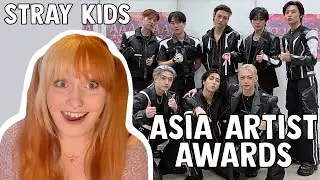 stray kids AAA 2025 performance reaction [beep, walkin' on water, bounce back & ceremony!)