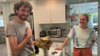 Having fun with Helium Balloons