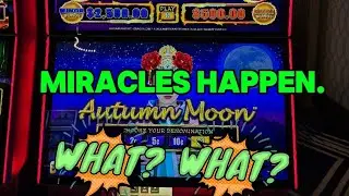 MIRACLES HAPPEN.ON AUTUMN MOON SLOT MACHINE WATCH & SEE.💓💓