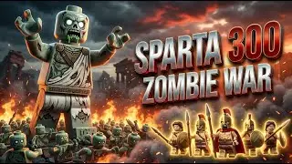 SPARTA 300 vs ZOMBIE HORDE | Epic Last Stand at Thermopylae | Lego Animation