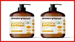 Everyone Nourishing Hand and Body Lotion, 32 Ounce Pack of 2, Coconut and Lemon, Plant Based