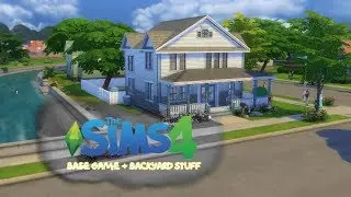 The Sims 4 Speed Build: Base Game + Backyard Stuff Only