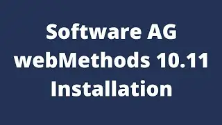 How to Install Software AG webMethods 10.11 on Windows | TN, MWS