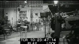 BBC Studio Filming, 1950s - Film 91431