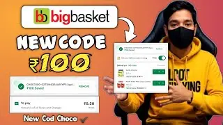 BIGBASKET ₹100/- Back New Code Trick🔥₹100 FREE SHOPPING BIGBASKET | INVALID PROBLEMS SOLVED ✅