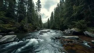 Relaxing Tropical Stream Ambience 🌿 Flowing Water Sounds