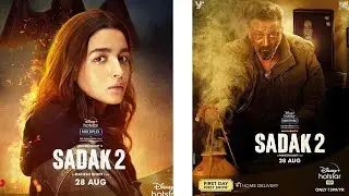 Sadak 2 Movie GRAND Poster FIRST LOOK - Sanjay Dutt,Alia Bhatt,Pooja Bhatt