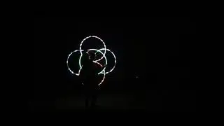 KarineHoop : Flower leds Hoops Merry Christmas