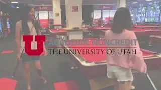 Taking a Billiards class at the University of Utah