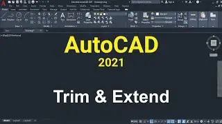 Trim and Extend Command in AutoCAD 2021 Tutorial | Shadin Creative Design