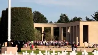 Hymne am&eacute;ricain cimeti&egrave;re de colleville sur mer