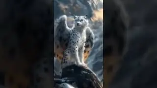 AI white tiger short fanny  cartoon video. 2025..