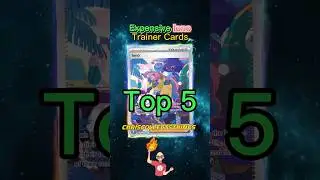 Top 5 EXPENSIVE Iono Trainer Cards 👀 #shorts #pokemontcg #paldeanfates