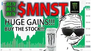 INVEST ALL your $$$ in MONSTER ENERGY stock! --- $MNST (((BUY BUY BUY)))