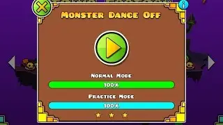 Geometry Dash World Walkthrough - Level 10 (Monster Dance Off)