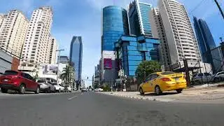Driving around Panama city
