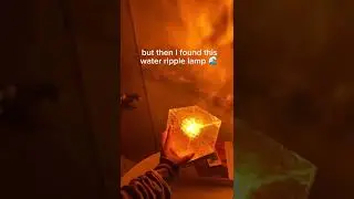 Water Ripple Lamp Fortnite Cube Night Light Aurora Ocean Projector #roomdecor #auroraborealis #calm