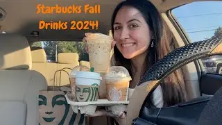 Starbucks Fall Drinks 2024! 🎃