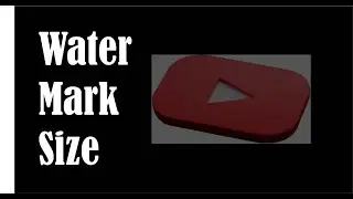 youtube watermark size||beginner tutorial for youtuber