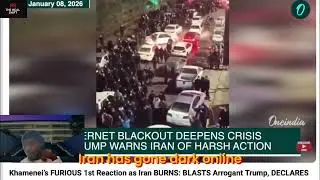 Iran Crackdown: Protests Surge, Internet Blackout, Trump Warns #shorts