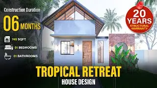 Tropical Retreat House Design | A Compact Luxury Home Design #homedesign #modernhouse #architecture