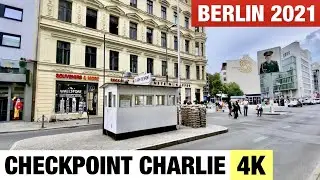 BERLIN, GERMANY 🇩🇪 [4K] Checkpoint Charlie