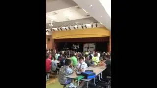 After Romeo performs at middle school