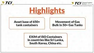 Chemical Logistics Solution | TCI