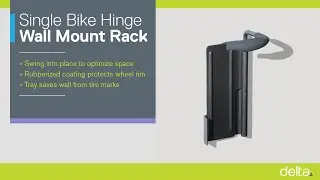 Single Bike Hinge Wall Mount Rack - Delta Cycle & Home