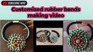 Customized rubber bands @rpcollectionss 
