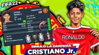 🔥CRISTIANO RONALDO Jr. в режиме карьеры FIFA 22 LITE!!