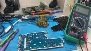 Ремонт Lenovo IdeaPad 3-14itl6 nm-d471 Пробитый конденсатор по 19 вольтовой линии