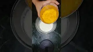Garmi Mein chilled mango lassi.