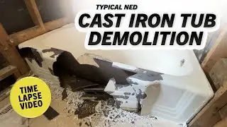 How I Removed The Cast Iron Tub For Our Bathroom Renovation