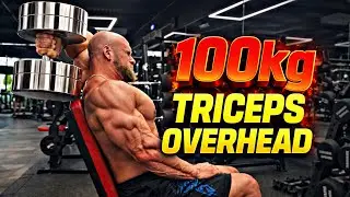 100kg Dumbbell TRICEPS OVERHEAD for Reps