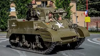 Light Tank M5A1 Stuart twin V8 sound