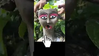Mahakal idol clay art sculpture shorts #art #shorts